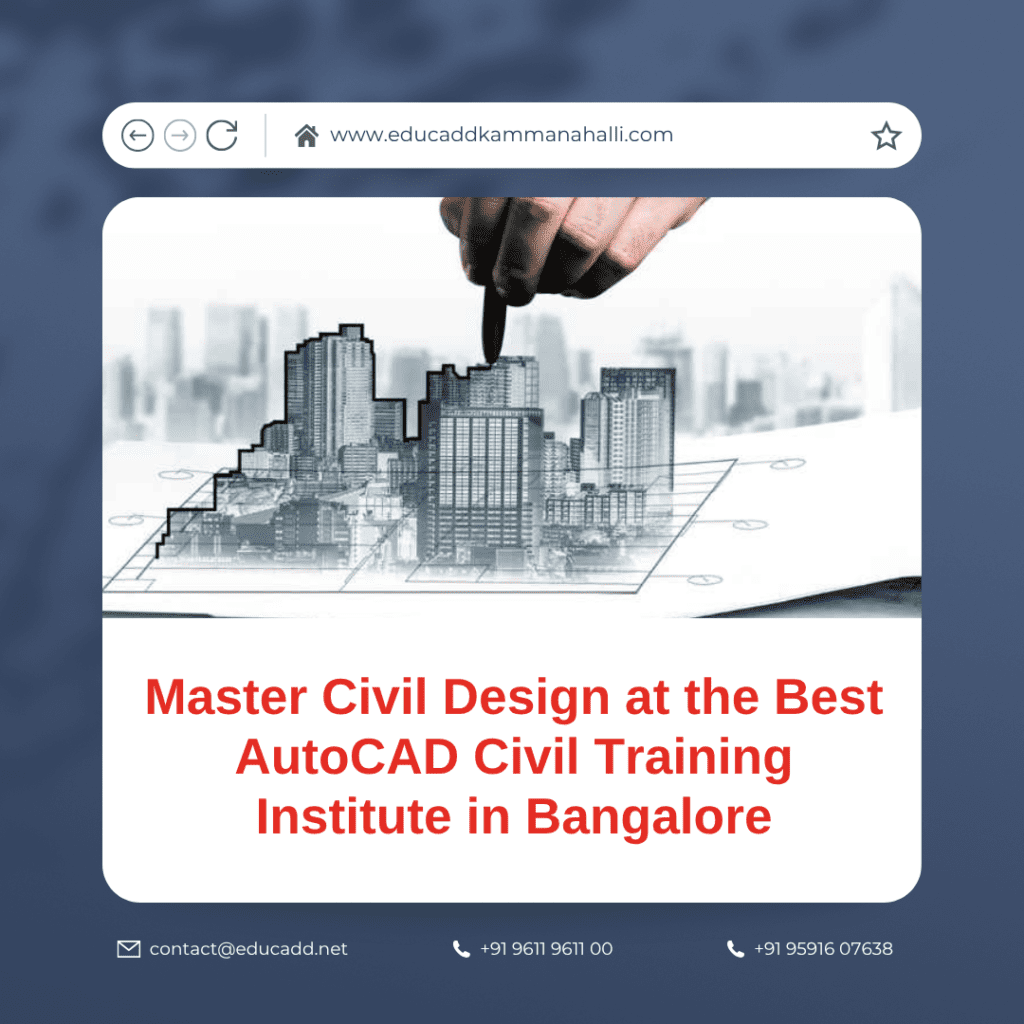 AutoCAD civil design at top training institute in Bangalore