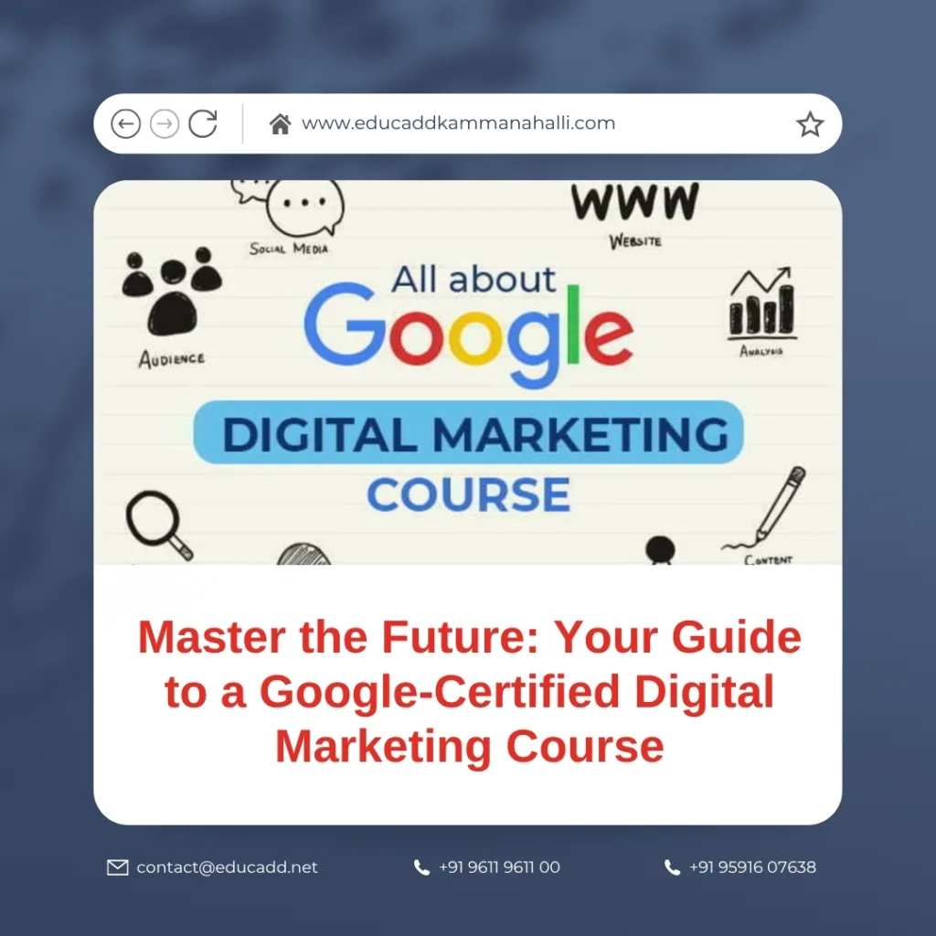 Google-certified digital marketing training guide