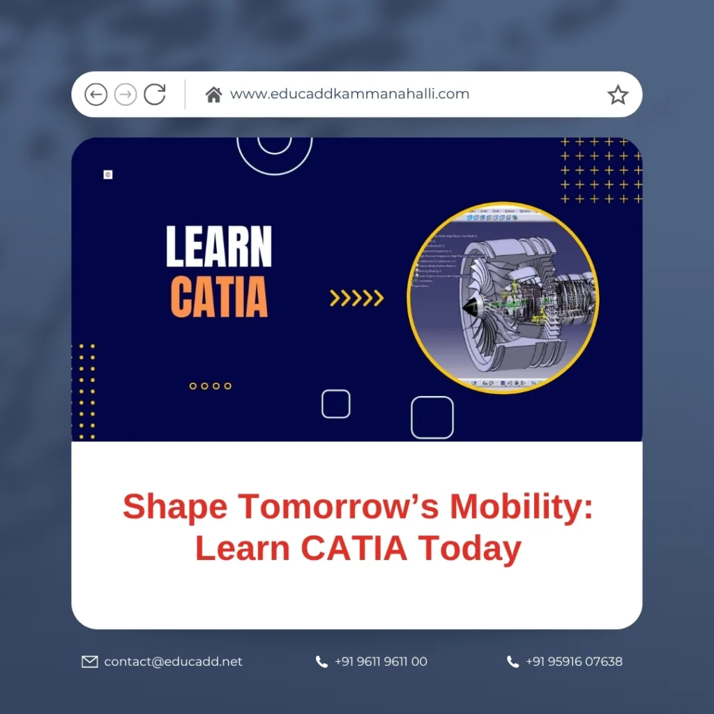 CATIA training for future mobility design