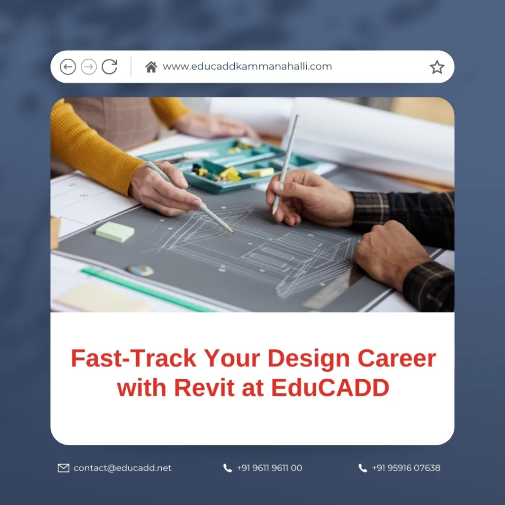 Revit Architecture training at EduCADD for career growth