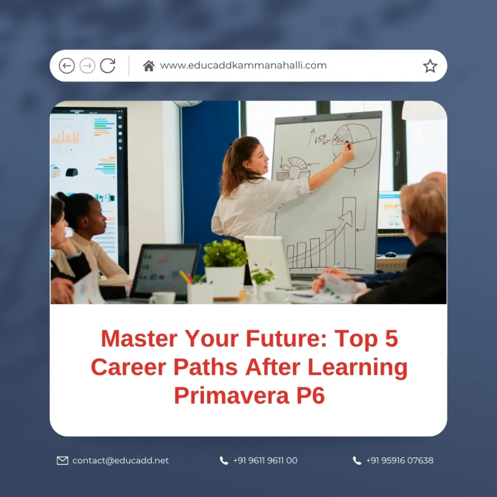 Primavera P6 career opportunities for project professionals