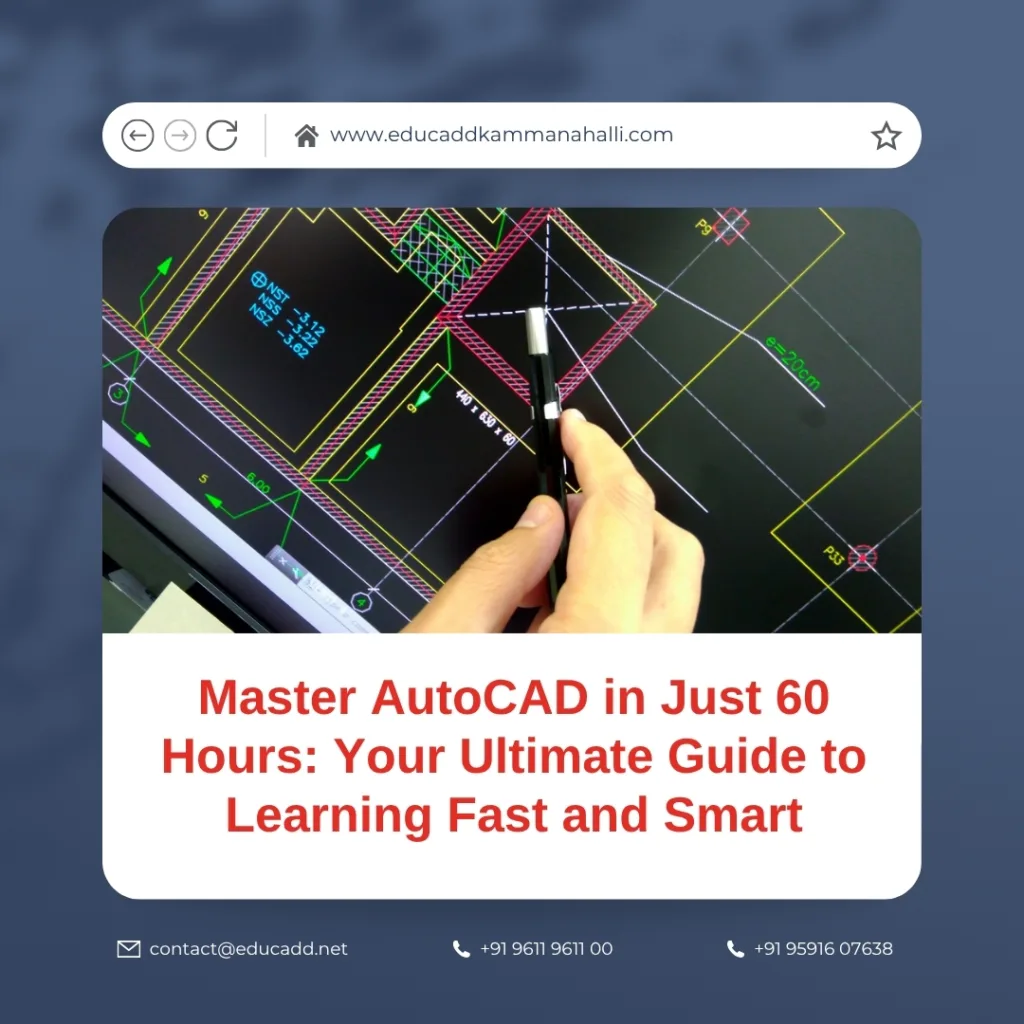 AutoCAD course in 60hrs