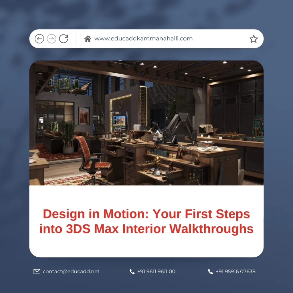 3DS Max Interior Walkthroughs