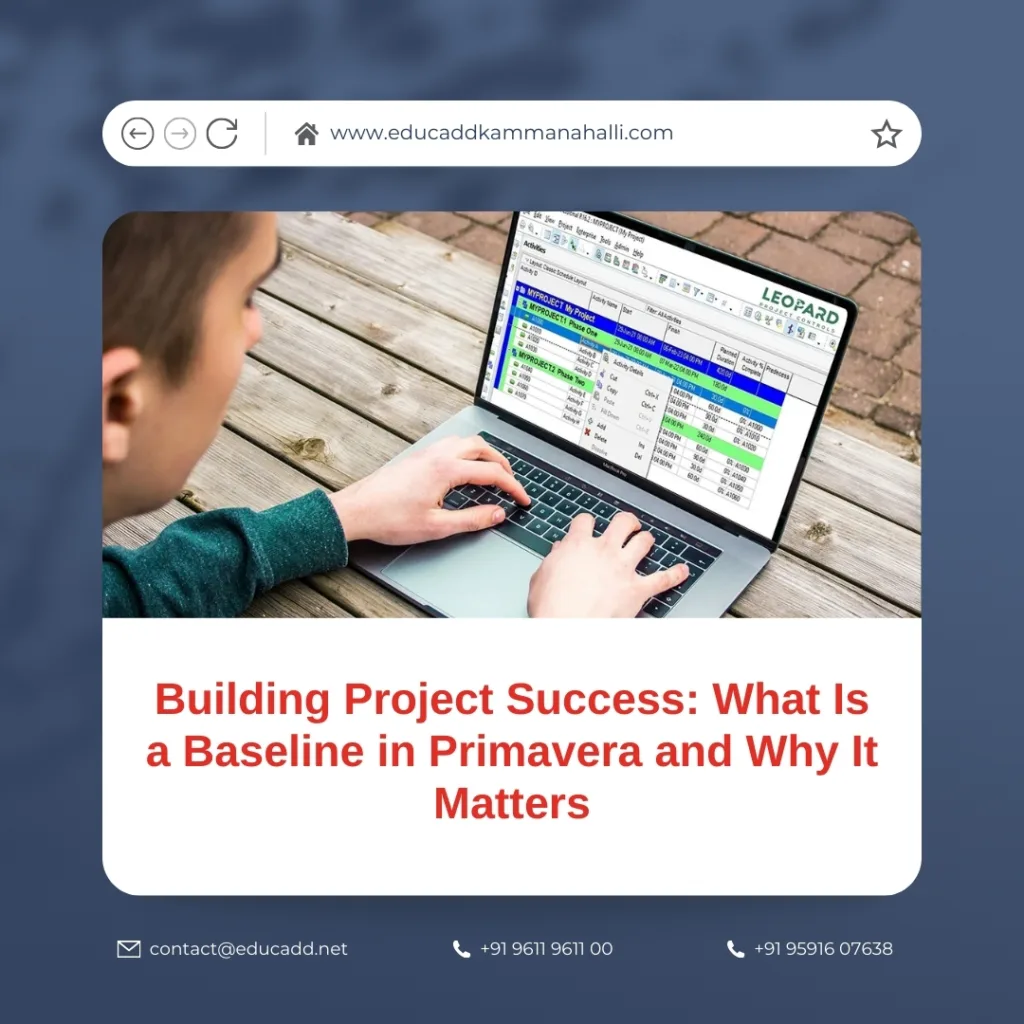 Primavera baseline project management