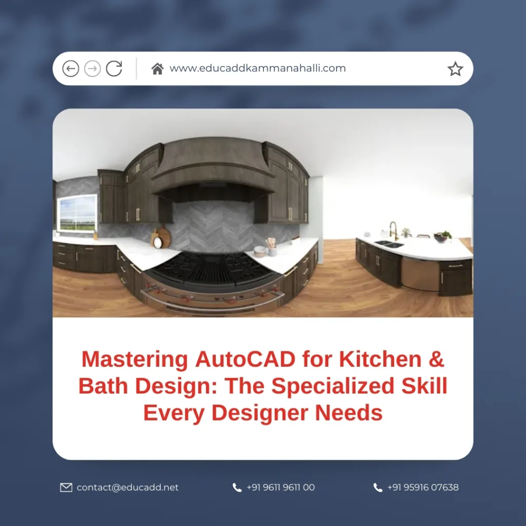 AutoCAD Kitchen Bath Design