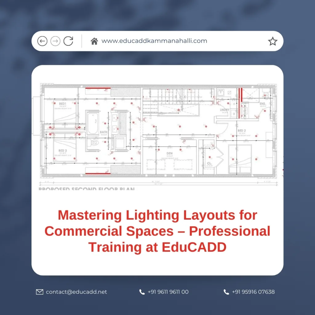 Lighting Layouts Commercial Spaces