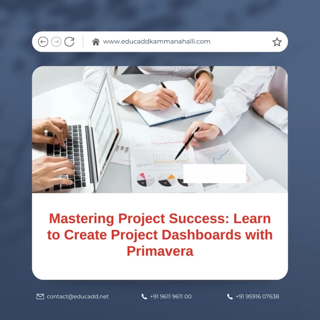 Primavera Project Dashboards Mastery
