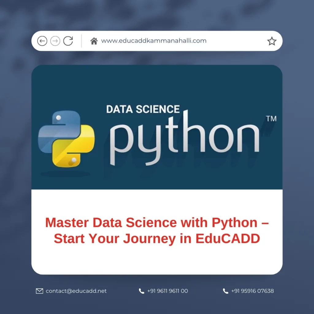 Master Data Science Python