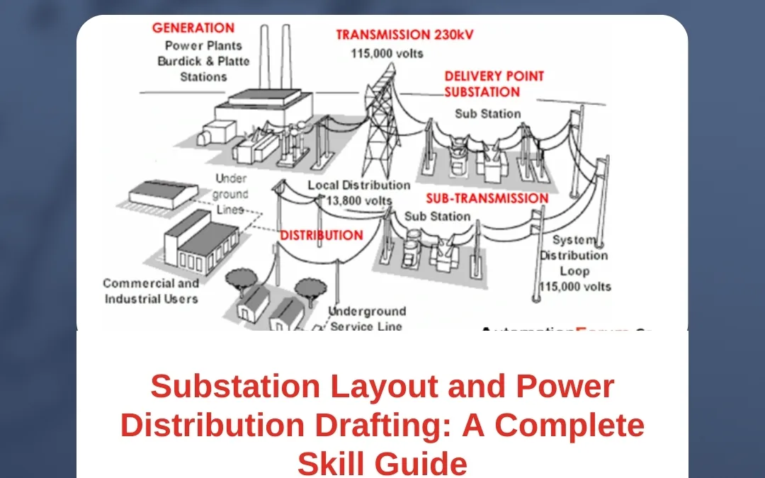 Substation Layout and Power Distribution Drafting: A Complete Skill Guide