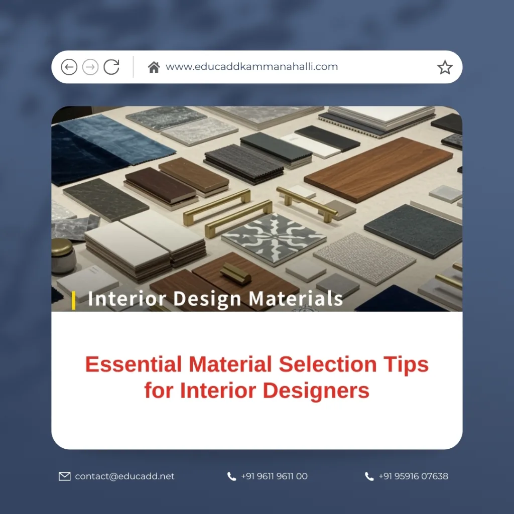 Interior Design Material Tips