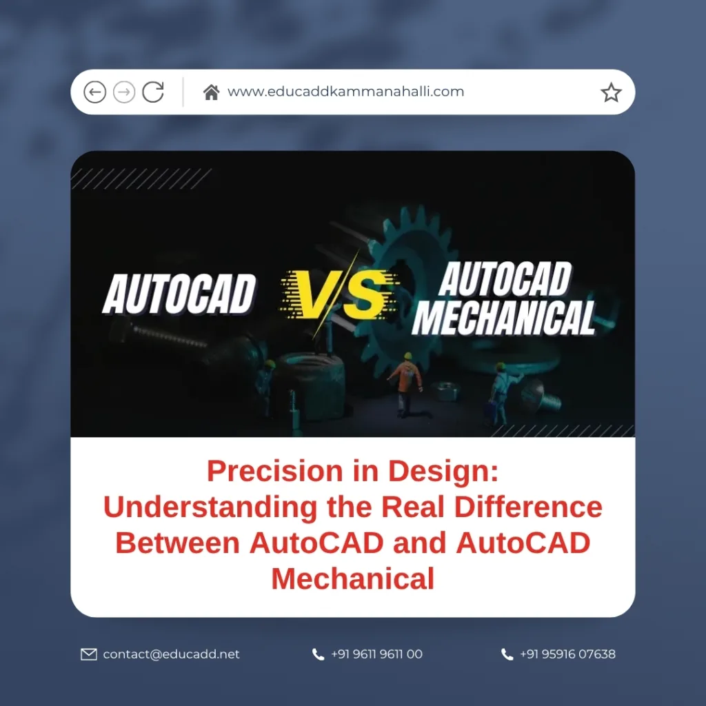 AutoCAD vs AutoCAD Mechanical