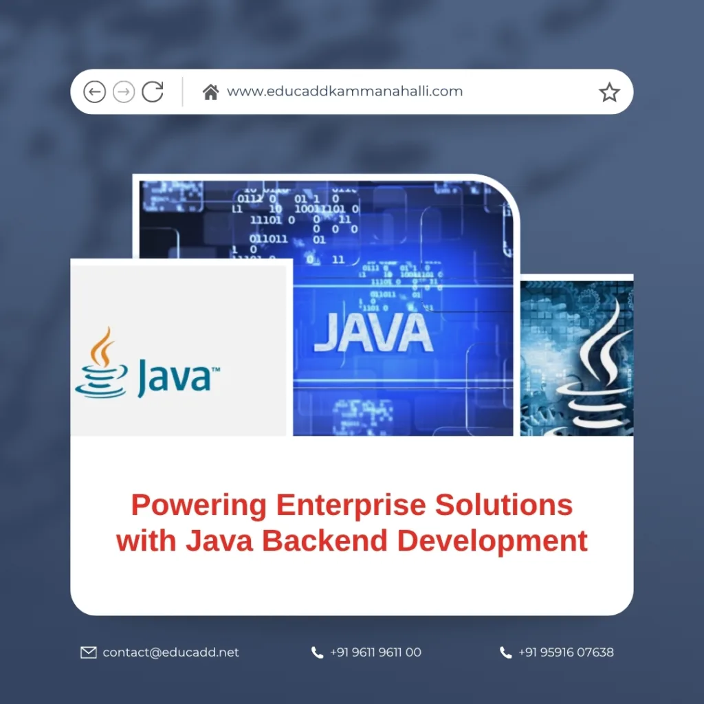 Java Enterprise Backend Development