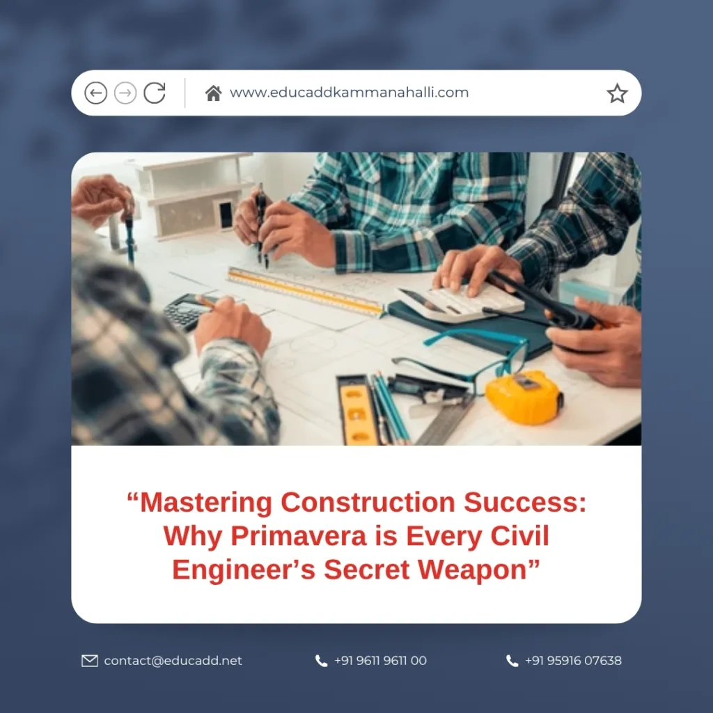 Primavera for Civil Engineers