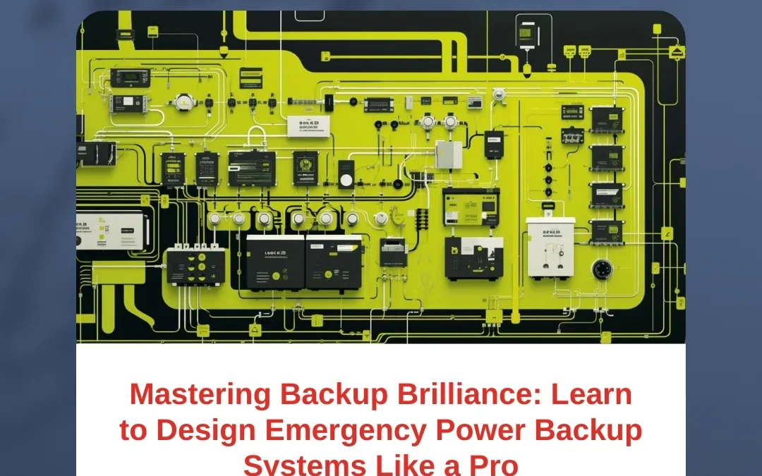 Mastering Backup Brilliance: Learn to Design Emergency Power Backup Systems Like a Pro