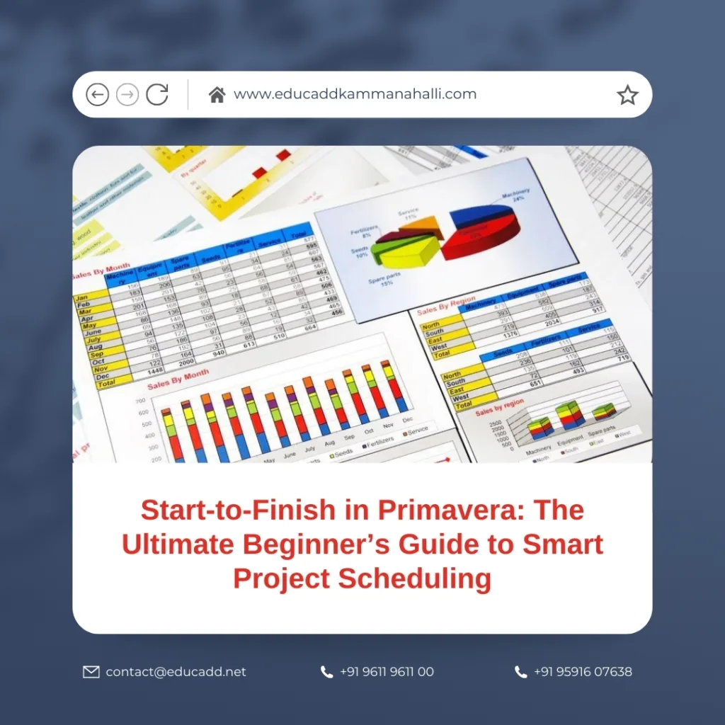 Primavera project scheduling
