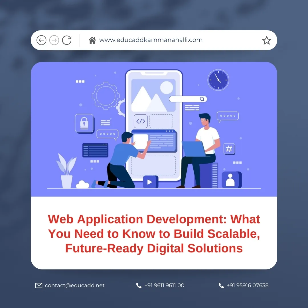 Web Application Development Solutions | EduCADD Kammanahalli