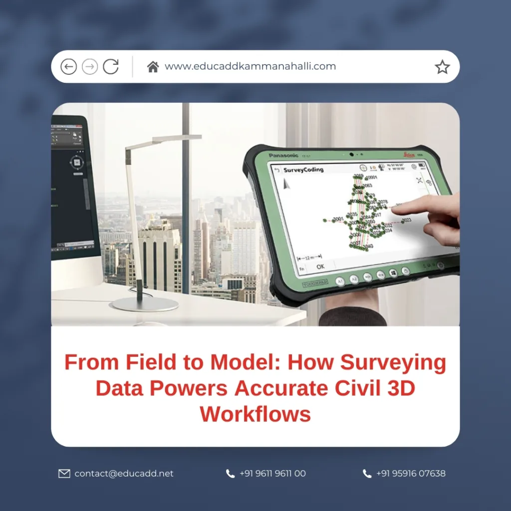 Surveying Data Civil 3D