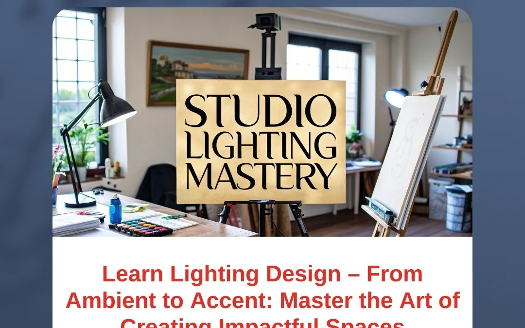 Learn Lighting Design – From Ambient to Accent: Master the Art of Creating Impactful Spaces