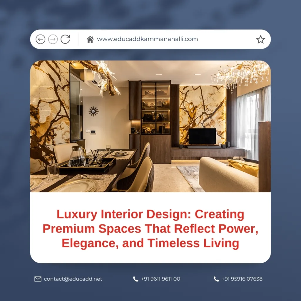 Luxury Interior Design Spaces