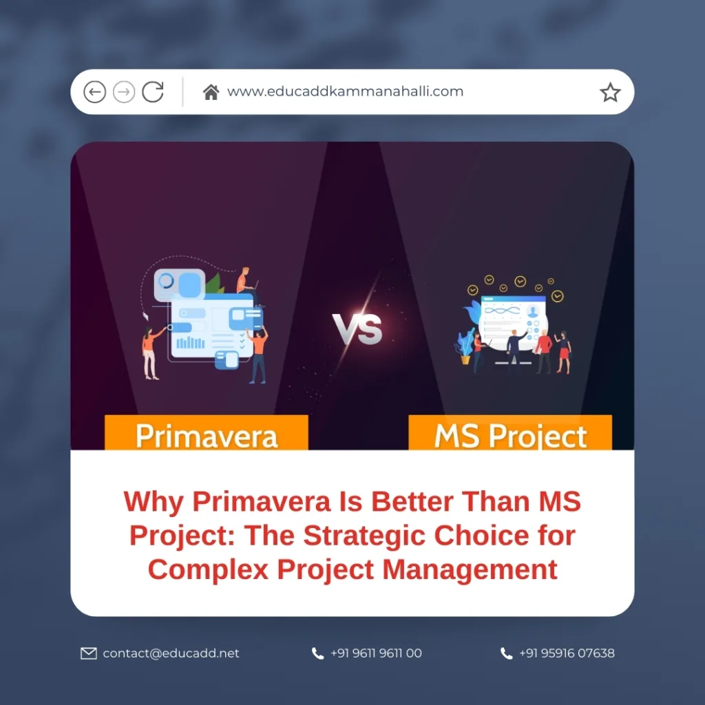 Primavera vs MS Project