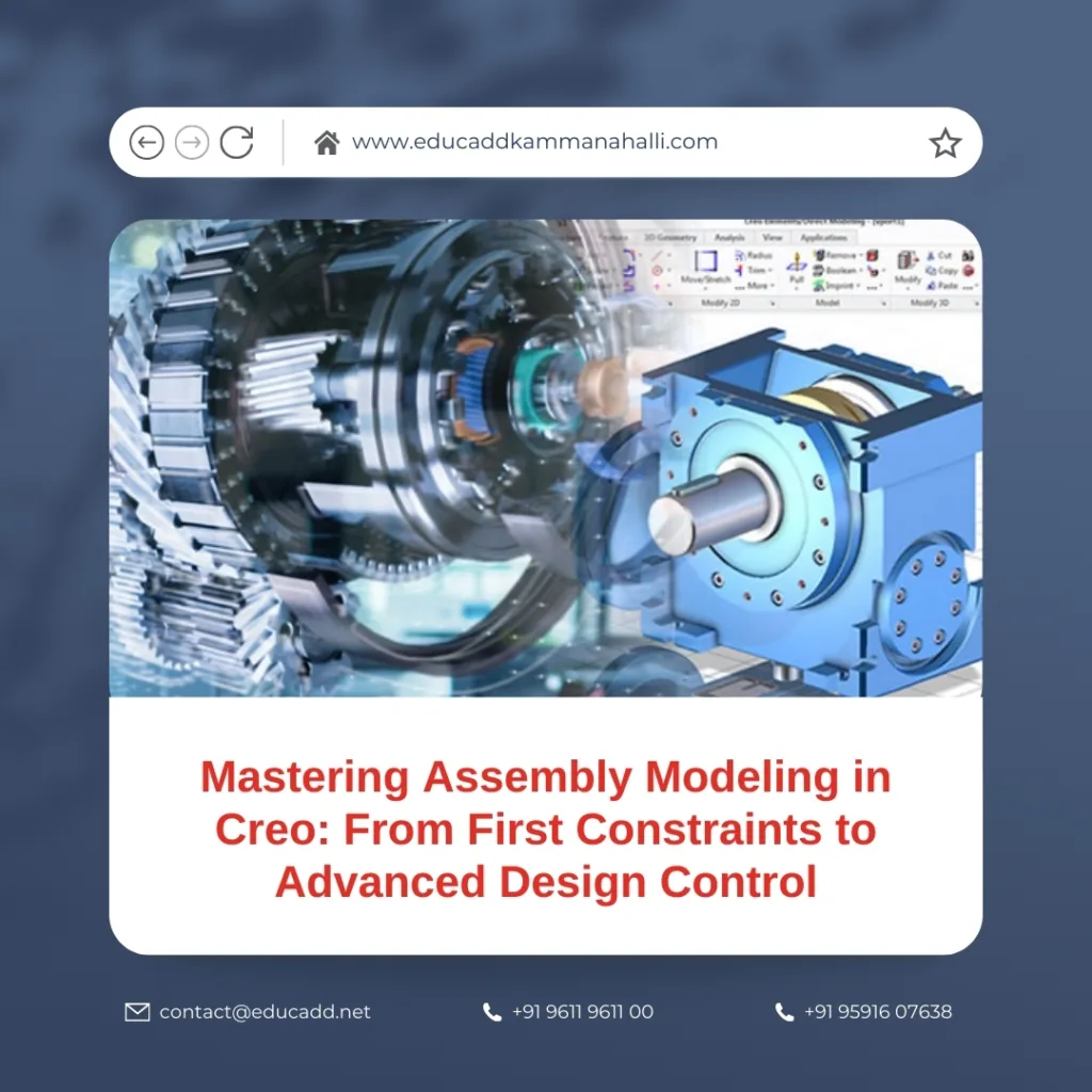 Creo Assembly Modeling Techniques