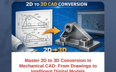 Master 2D to 3D Conversion in Mechanical CAD: From Drawings to Intelligent Digital Models
