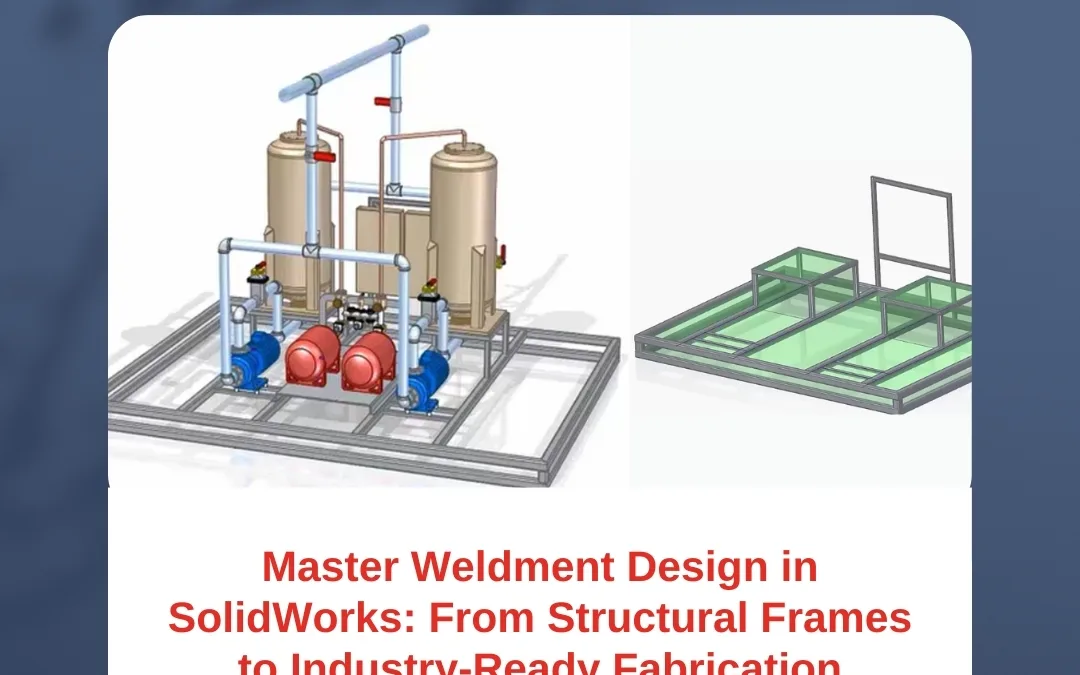 Master Weldment Design in SolidWorks: From Structural Frames to Industry-Ready Fabrication