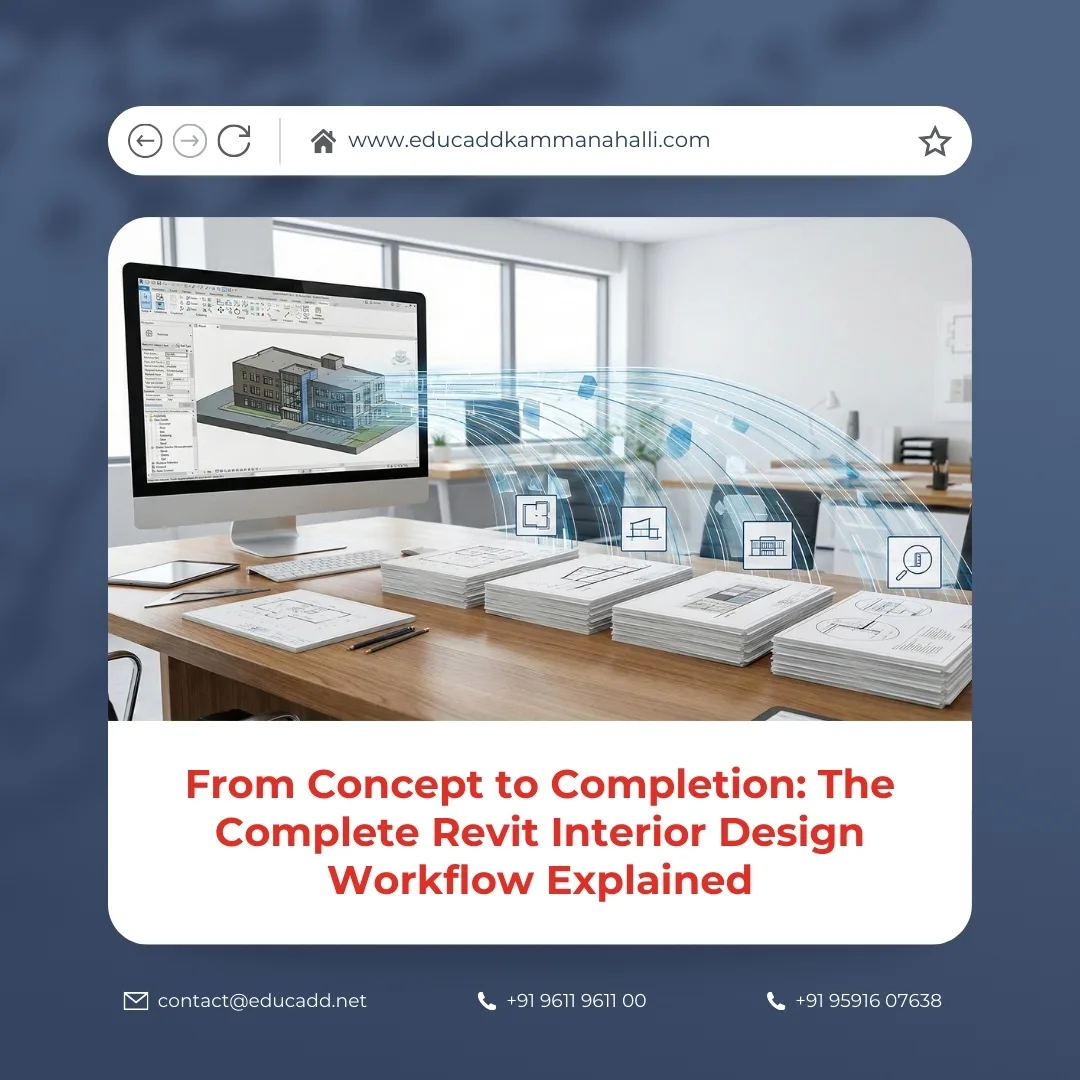 Revit Vr Workflow Revit Interior Design Workflow | EduCADD Kammanahalli