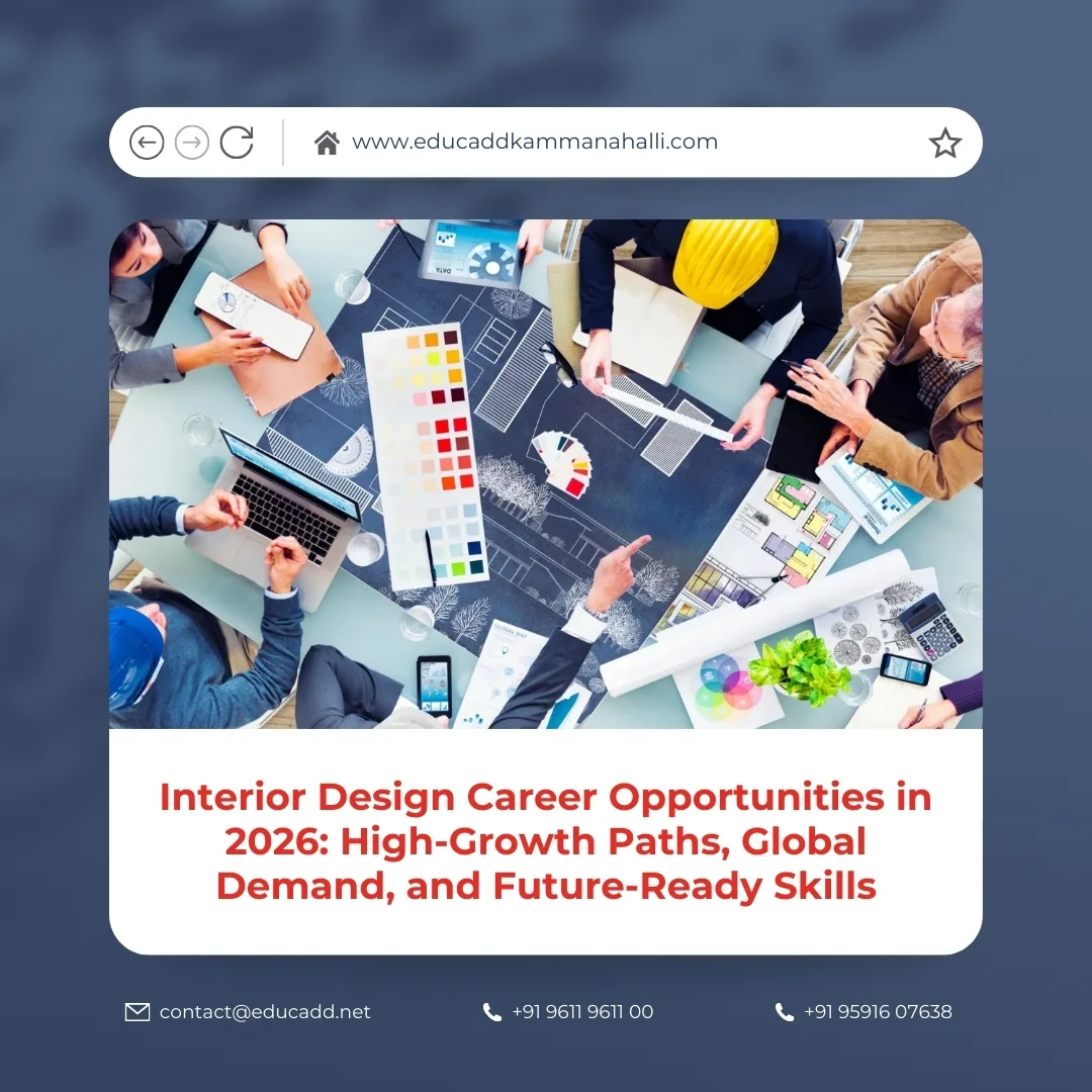 Interior Design Careers 2026 | EduCADD Kammanahalli