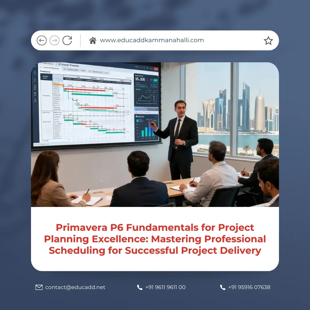 Primavera P6 Project Planning | EduCADD Kammanahalli