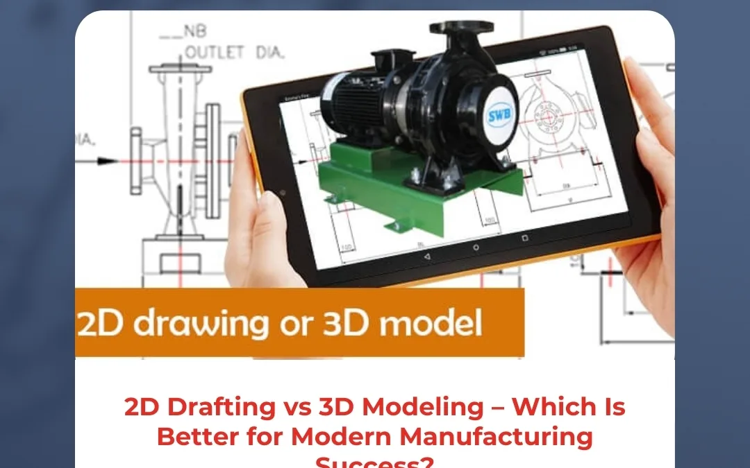2D Drafting vs 3D Modeling – Which Is Better for Modern Manufacturing Success?