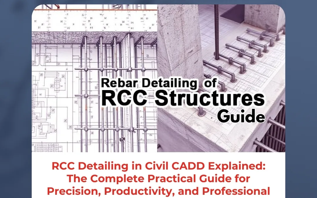 RCC Detailing in Civil CADD Explained: The Complete Practical Guide for Precision, Productivity, and Professional Excellence