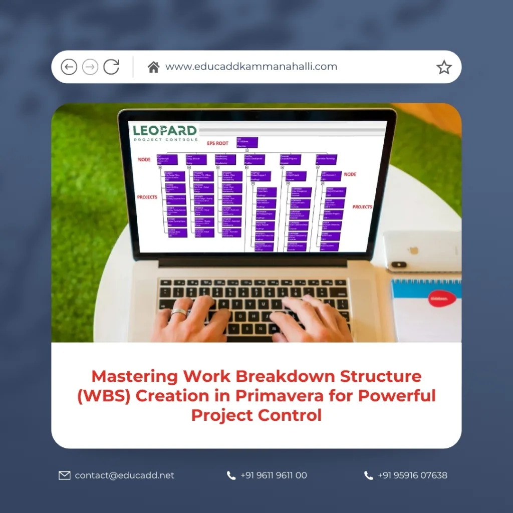 Primavera WBS Project Control