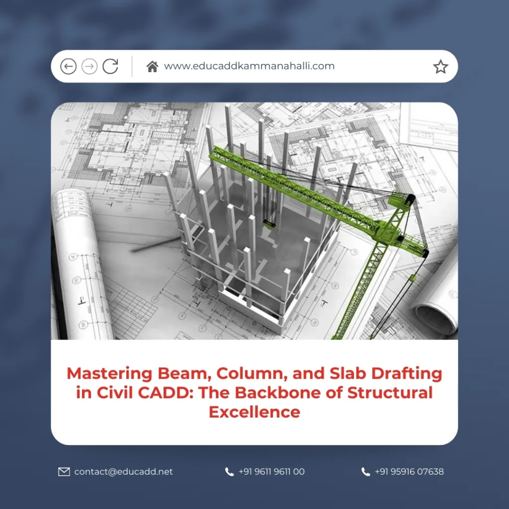 Beam Column Slab Drafting