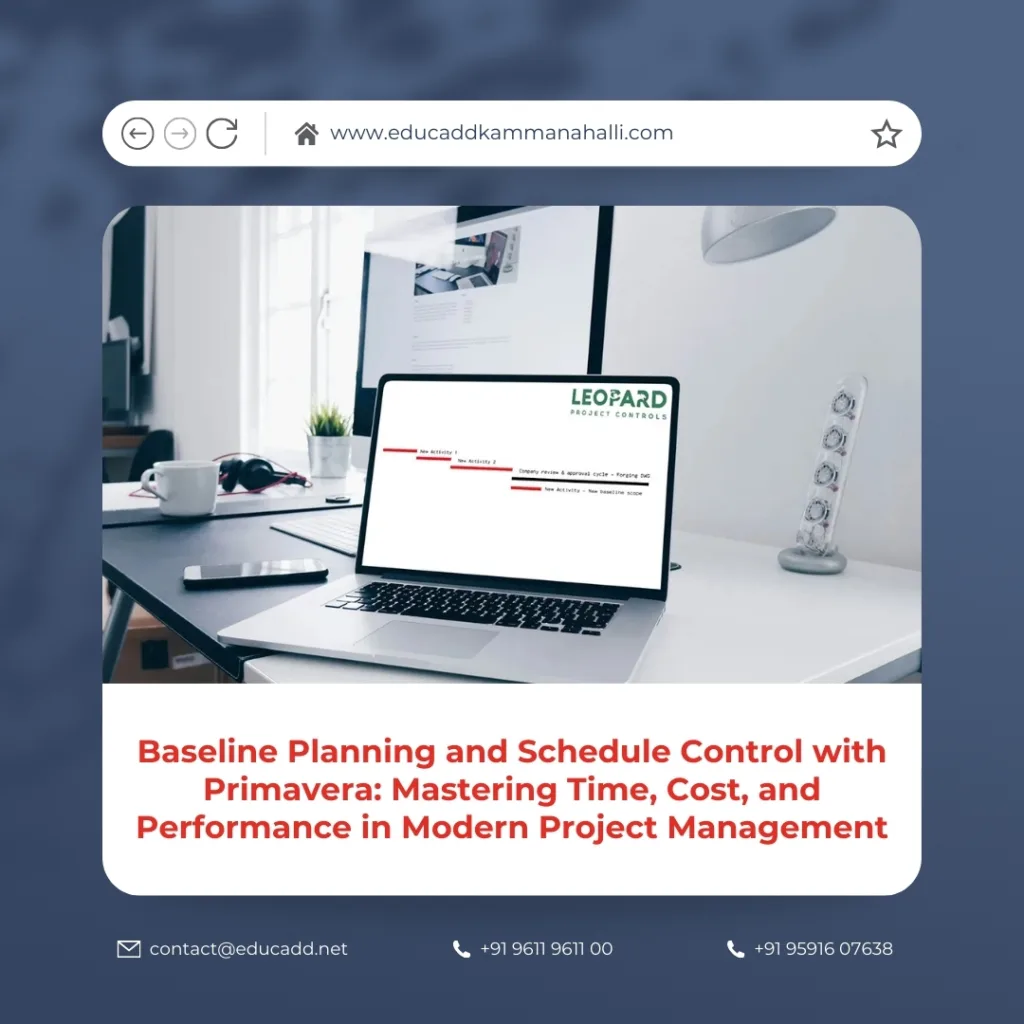 Primavera Baseline Schedule Control
