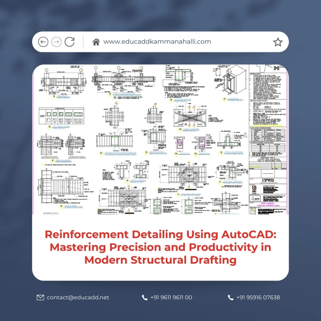 Reinforcement Detailing Using AutoCAD