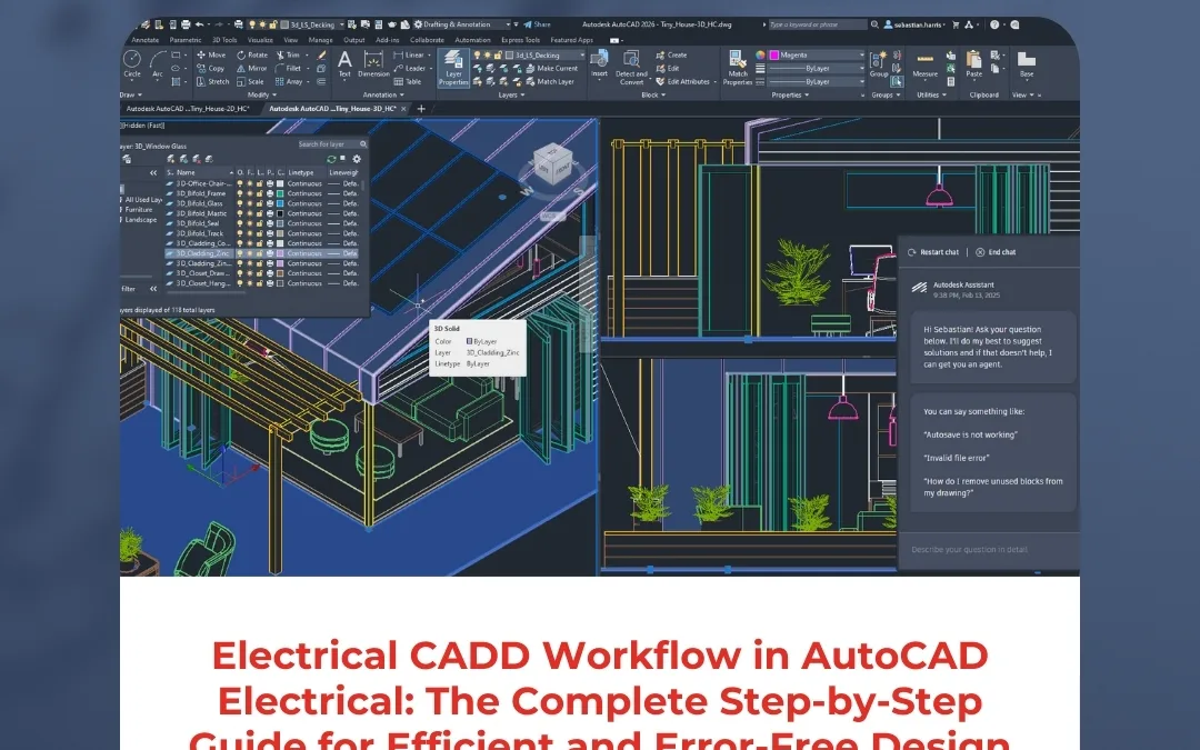 Electrical CADD Workflow in AutoCAD Electrical: The Complete Step-by-Step Guide for Efficient and Error-Free Design