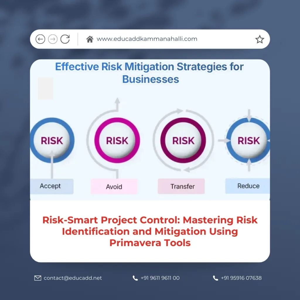 Primavera Risk Management Tools