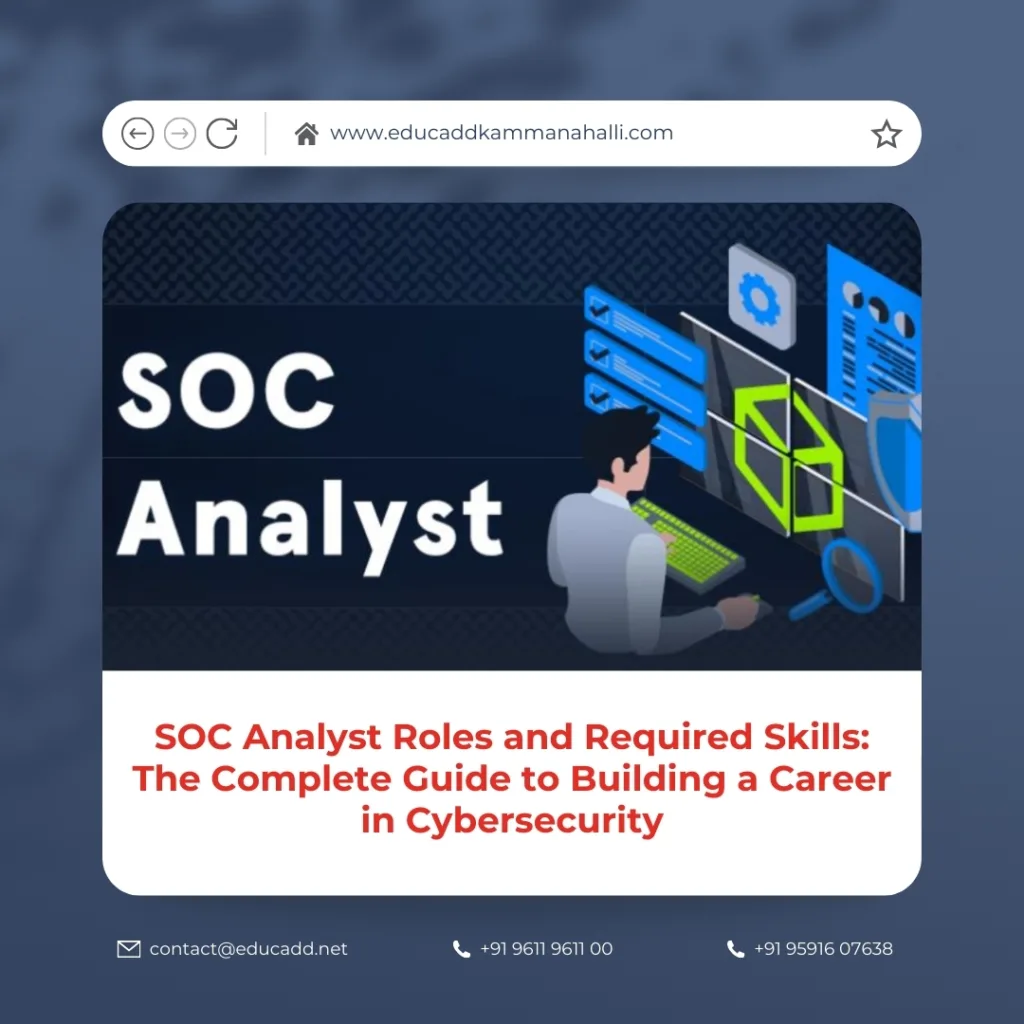 SOC Analyst Roles Skills