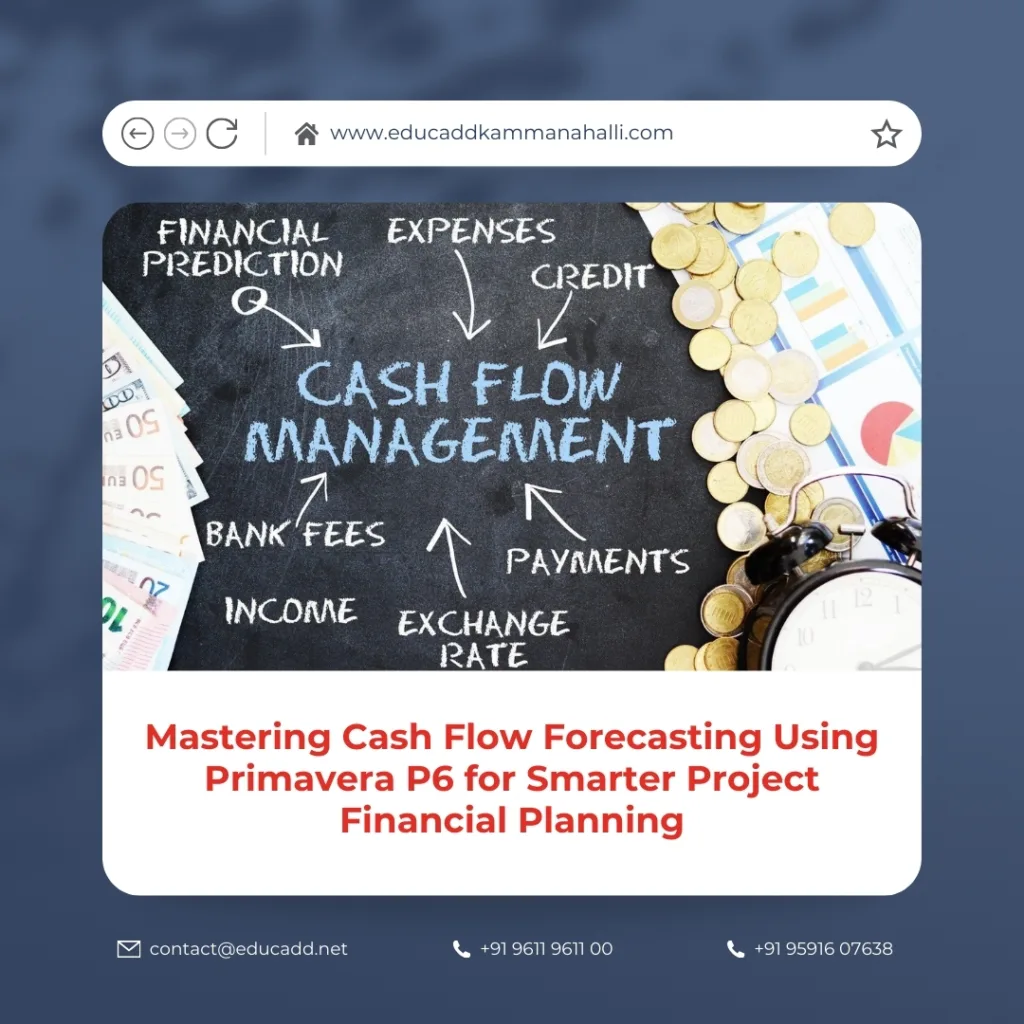 Cash Flow Forecast Primavera P6