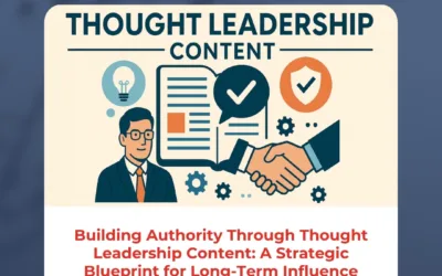 Building Authority Through Thought Leadership Content: A Strategic Blueprint for Long-Term Influence