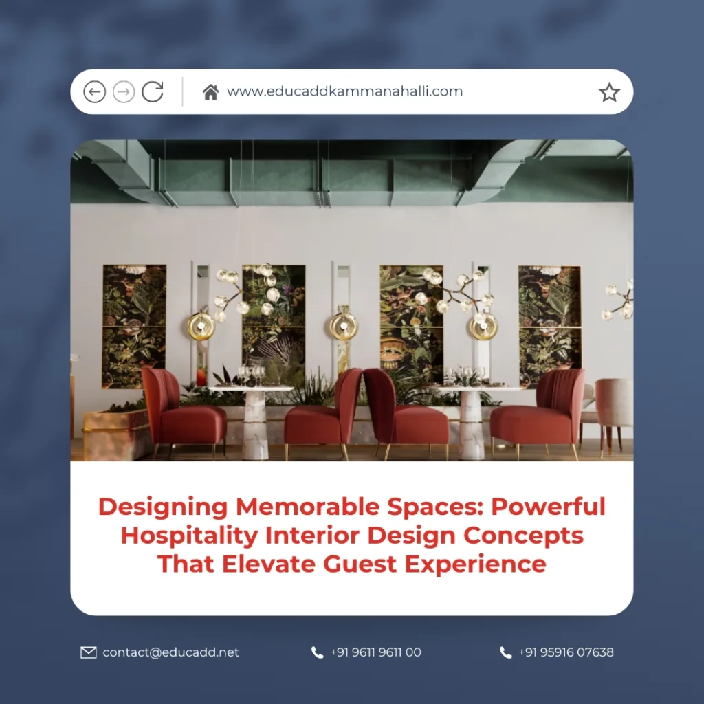 Hospitality Interior Design Concepts