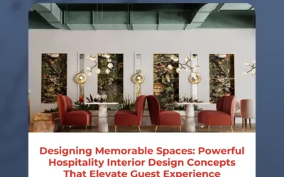 Designing Memorable Spaces: Powerful Hospitality Interior Design Concepts That Elevate Guest Experience