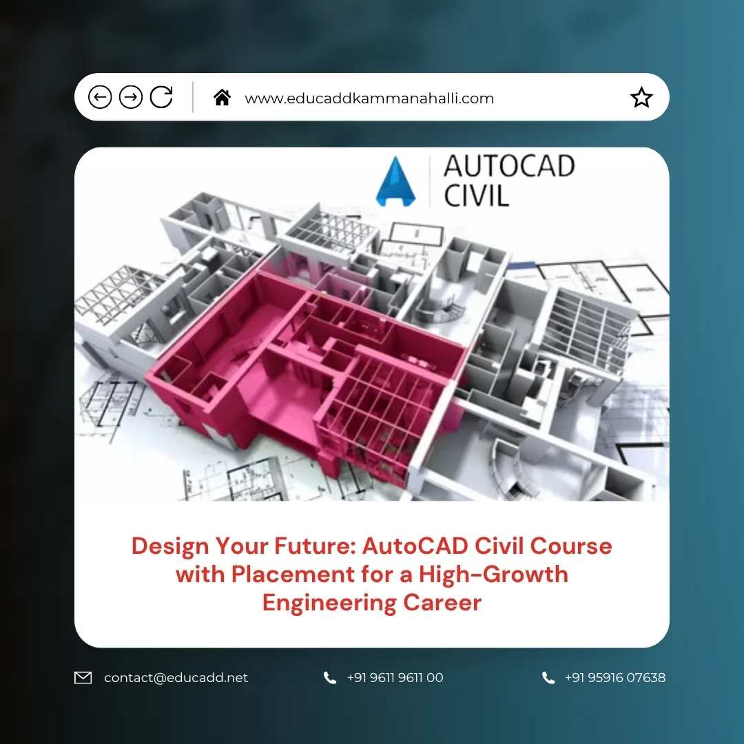 AutoCAD Civil Course Placement | EduCADD Kammanahalli