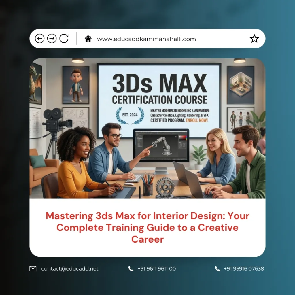 3ds Max Interior Design Training