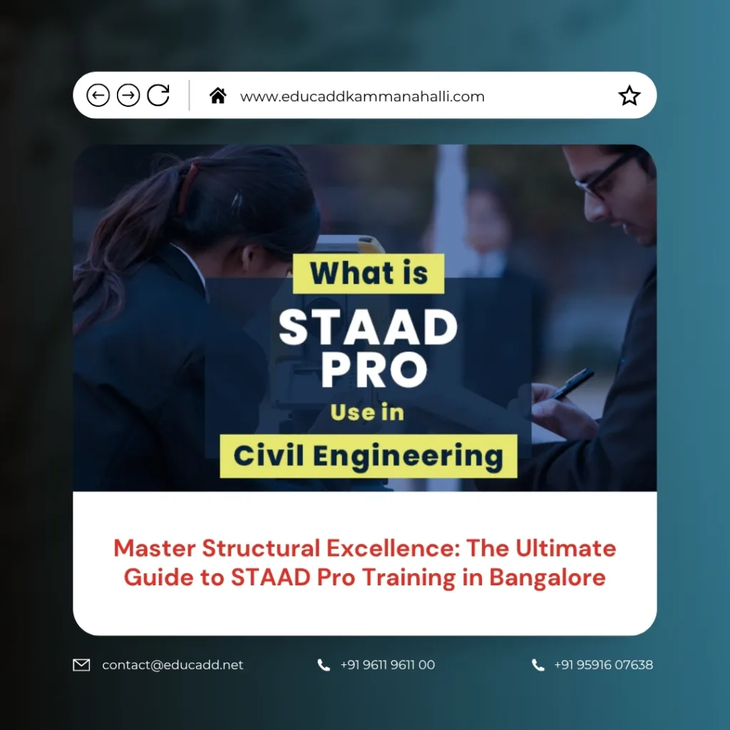 STAAD Pro Training Bangalore