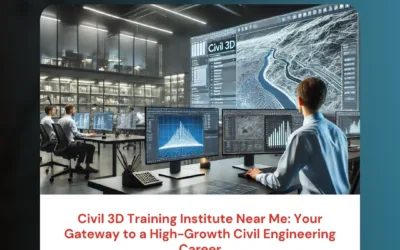 Civil 3D Training Institute Near Me: Your Gateway to a High-Growth Civil Engineering Career