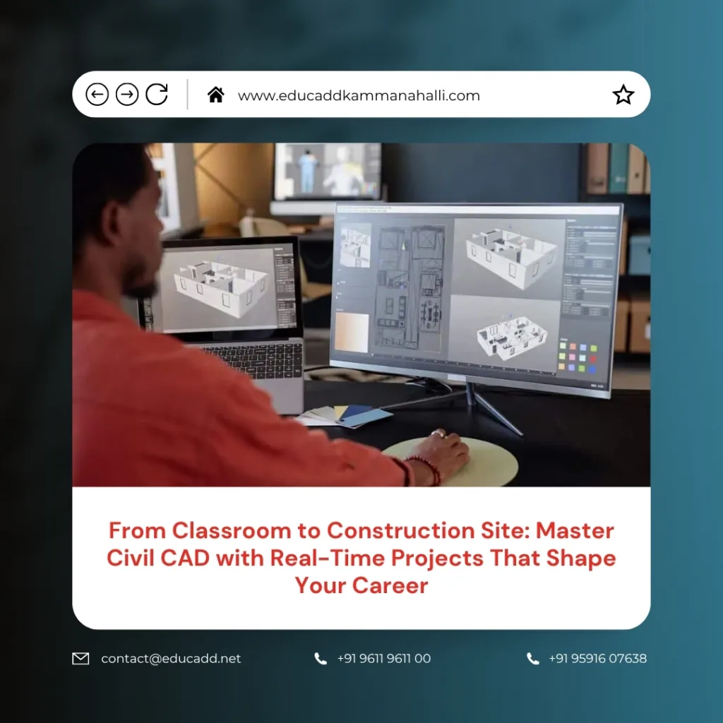 Civil CAD Real-Time Projects