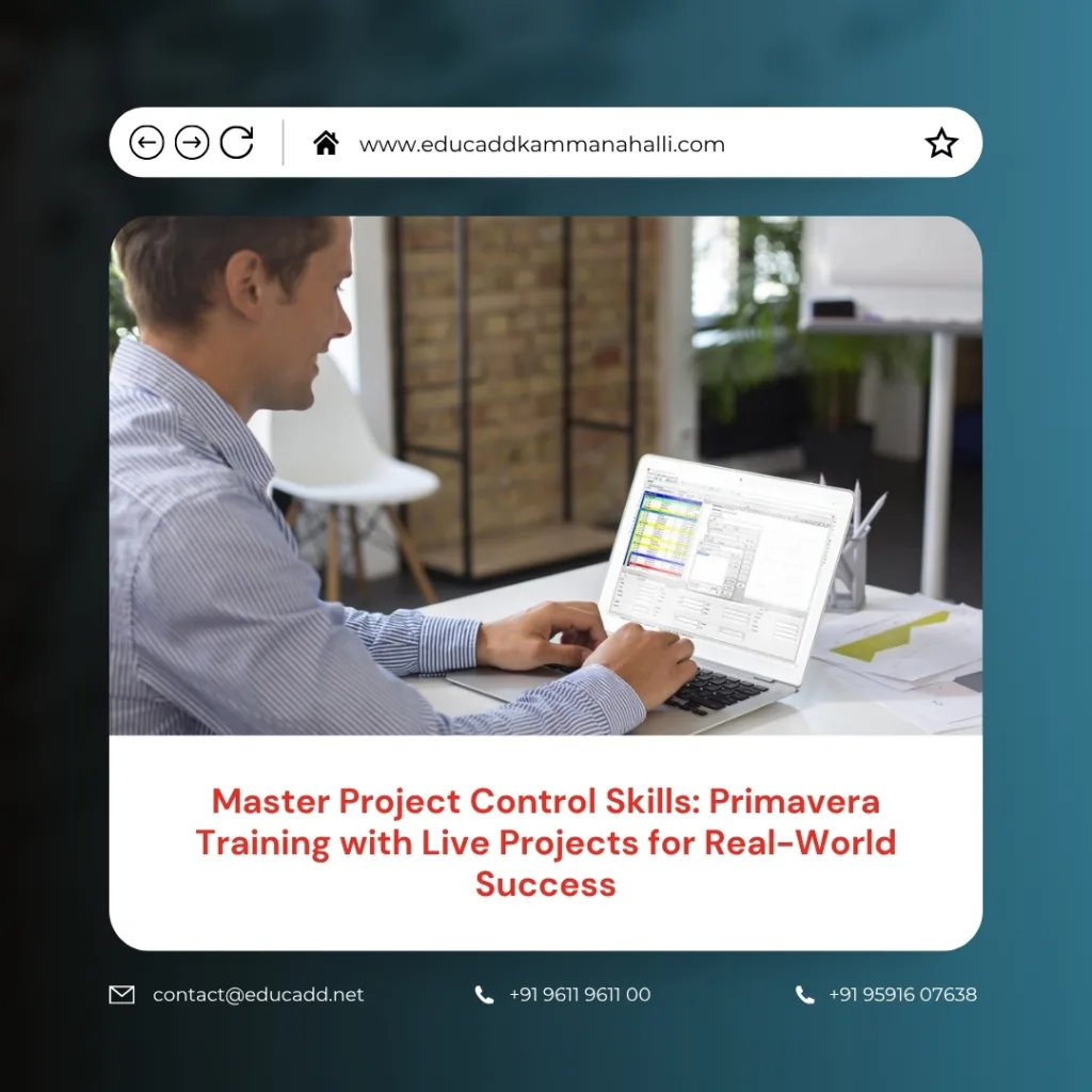 Primavera Training Live Projects