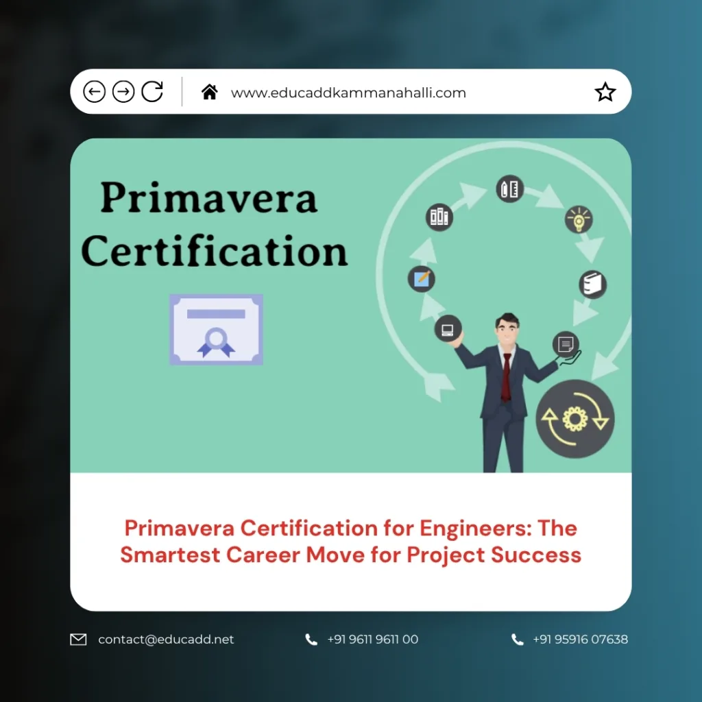 Primavera Certification for Engineers